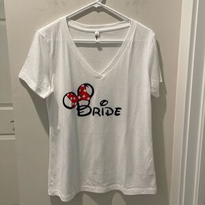 Ideal by Next Level T-shirt Minnie Mouse Bride size XL